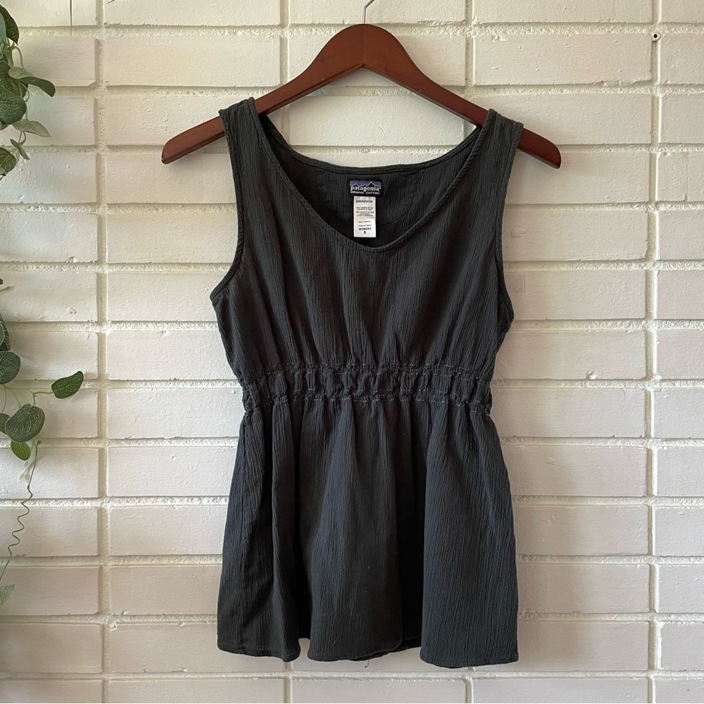 Patagonia Organic Cotton Peplum Top - Size 8
